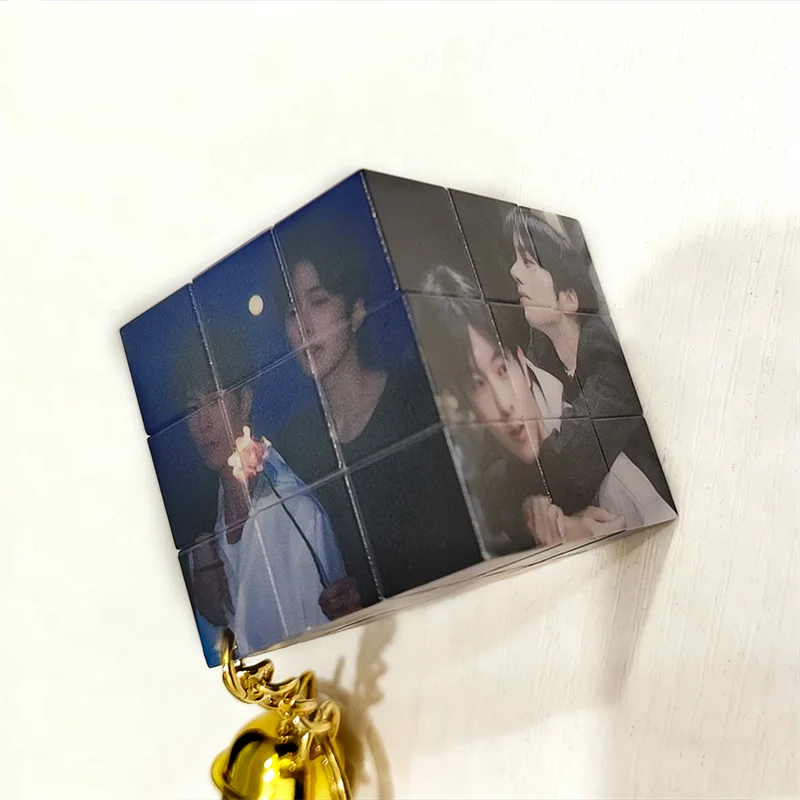 TV ABO الرغبة ألفا إنجما شنغ شاويو هوا يونغ تأثيري المفاتيح البلاستيك حلية ثلاثية الأبعاد مكعب روبيك مفتاح سلسلة كيرينغ الدعامة #6