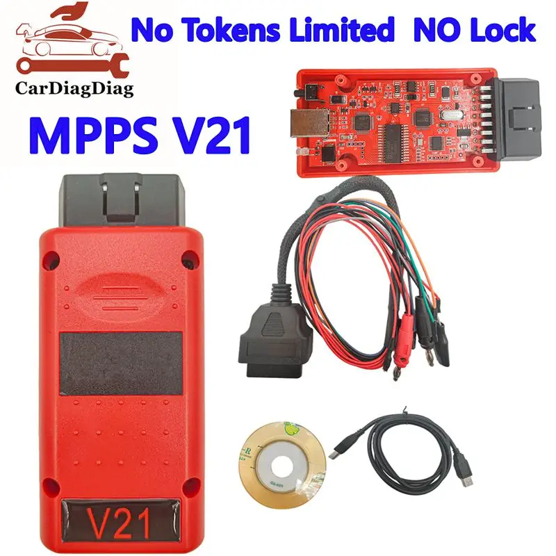 

Best Quality MPPS V21 Unlock Version Infinite Reset OBD2 ECU Chip Tuning Scanner Tool Mpps Full Chip With Breakout Tricore Cable