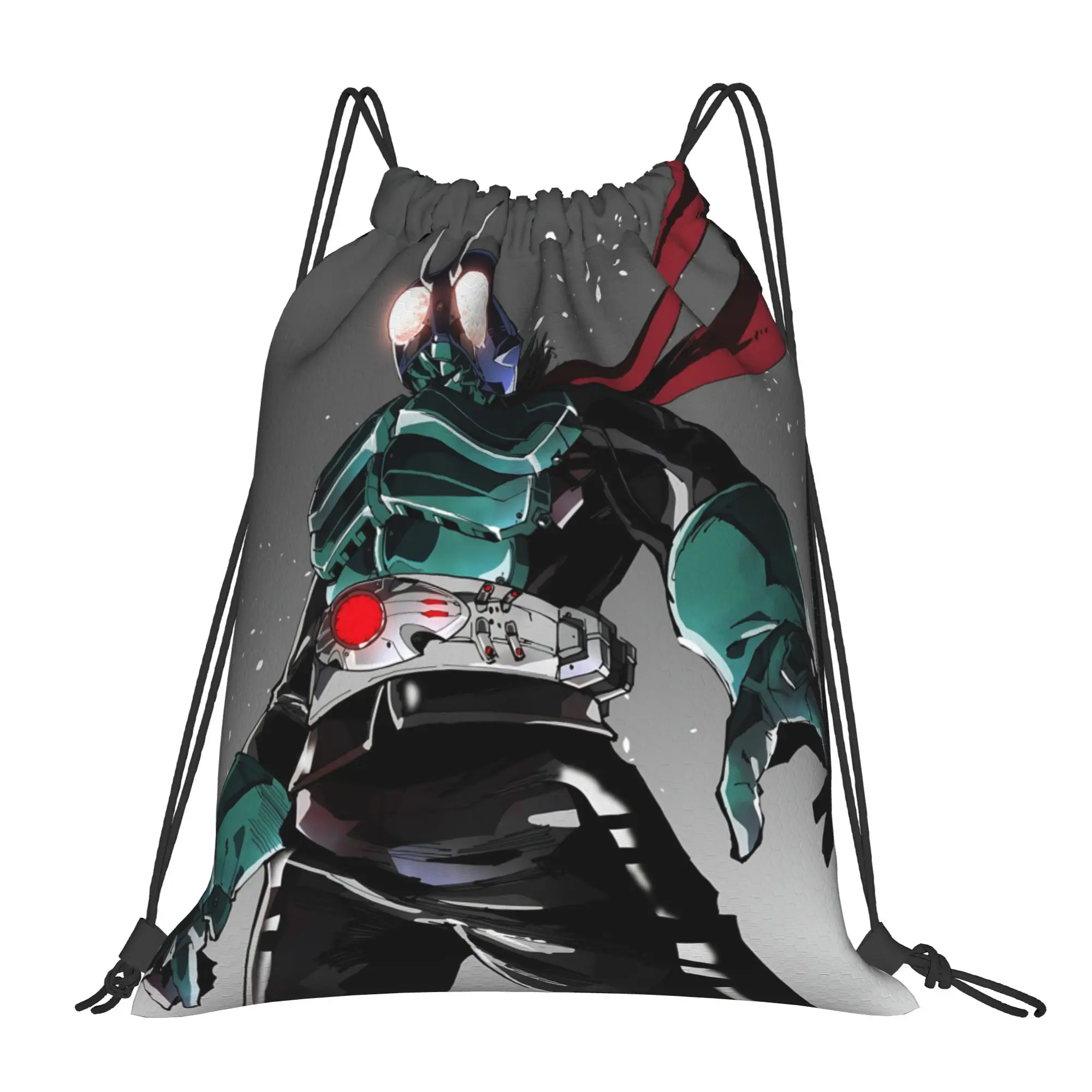 bag Pouch Kamen Rider  Drawstring Bags Shopping Pouch Print Backpack Boy Girls School Shoe Bag