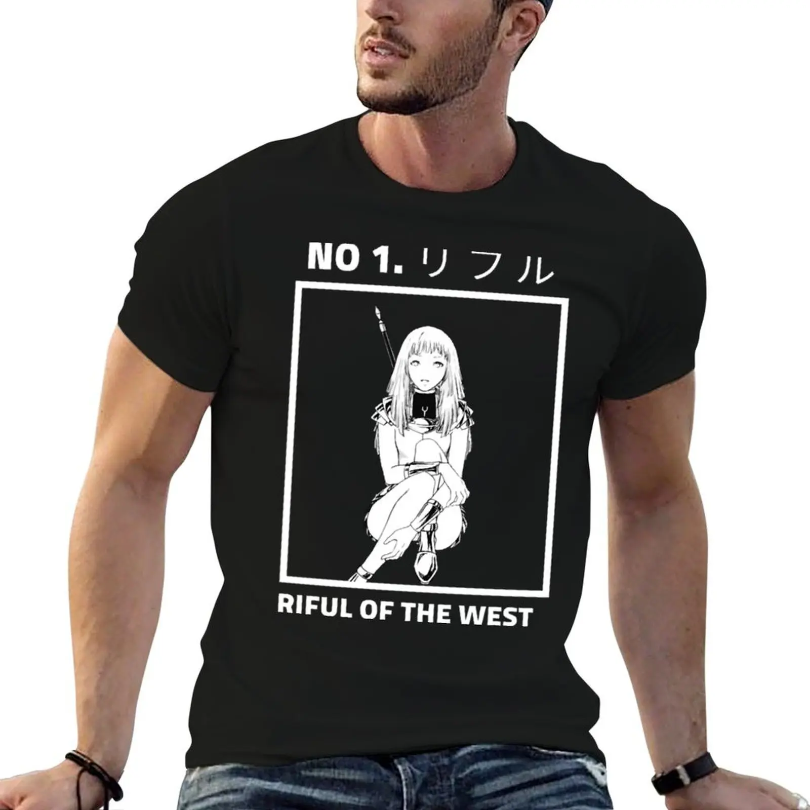 

Claymore Riful of the West Manga Graphic Gift Fan T-Shirt man t shirt luxury t shirts for man graphic funny T-Shirt