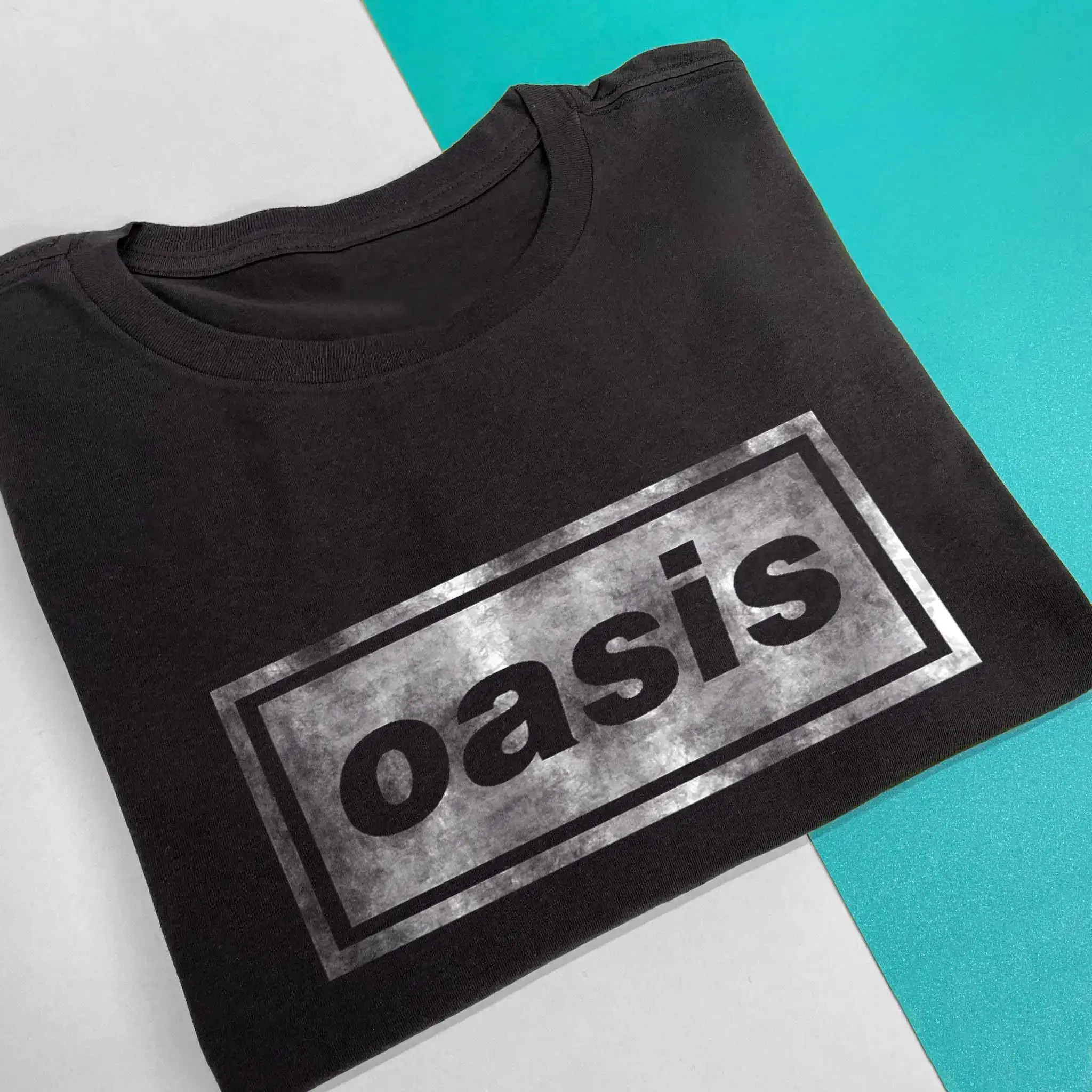 الصيف واحة الفرقة موسيقى الروك البريطانية الاتجاه الأوروبي والأمريكي العلامة التجارية عادية قصيرة الأكمام الرجال والنساء تي شيرت الصيف #1