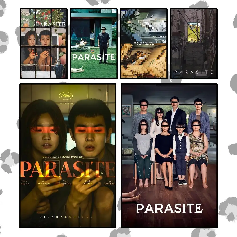 Movie Thriller Parasite Poster Wall Art Poster Waterproof PP Print Peel And Stick Removable Self Adhesive Home Decor