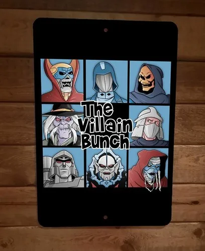 The Villains Bunch Retro 80s Hordak  Metal Wall Sign Poster