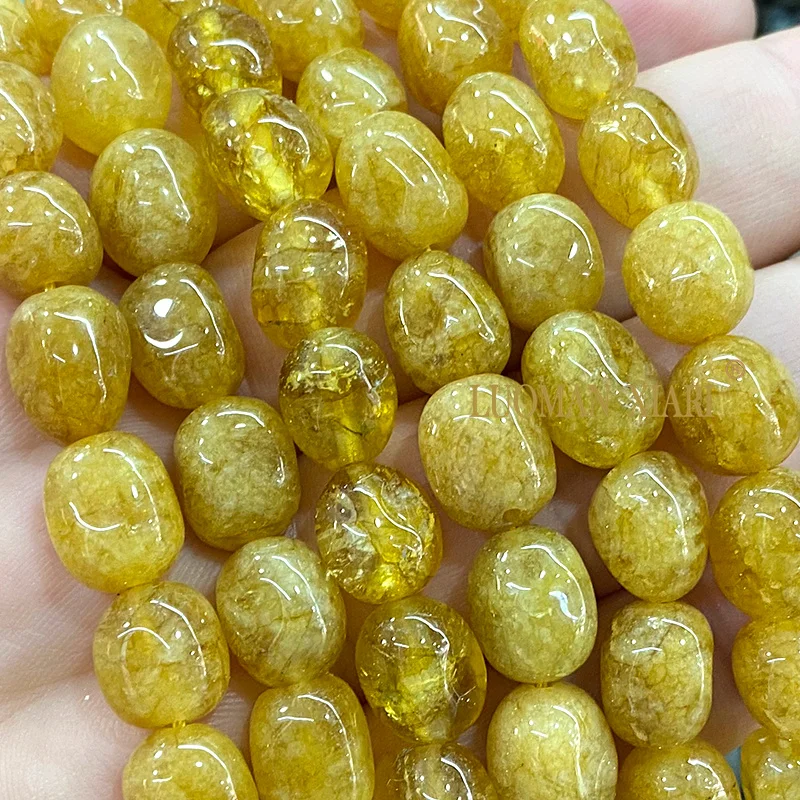 8x12MM Irregular Dark Blue Topazs Color Quarzt Natural Stone Loose Spacer Beads for Jewelry Making Diy Bracelet Accessories 15‘’