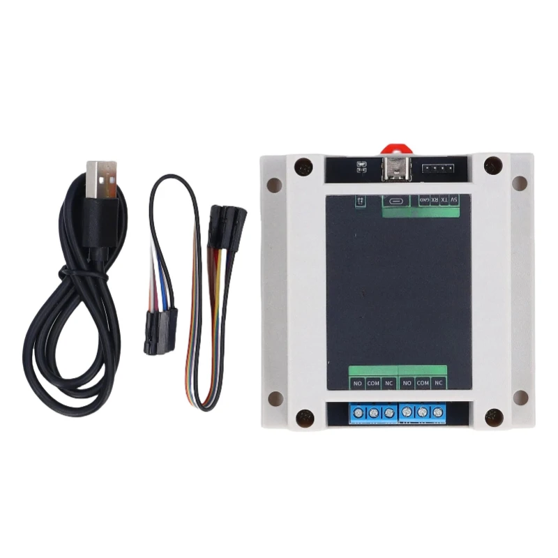 USB Relay Industrial Grade Optocoupler Isolation 2 Channel Computer Control Switch Relay Module for Smart Home Field