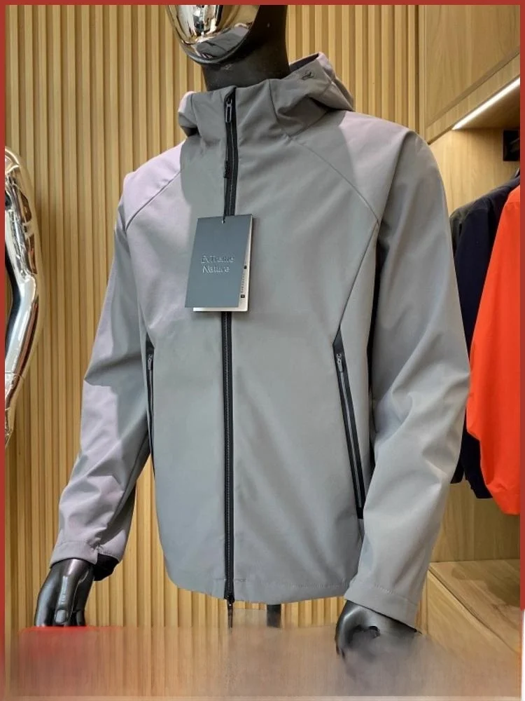 

Уличное ветрозащитное водонепроницаемое пальто с мягкой подкладкой и капюшоном для мужчин и женщин, повседневное осенне-зимнее пальто для пар