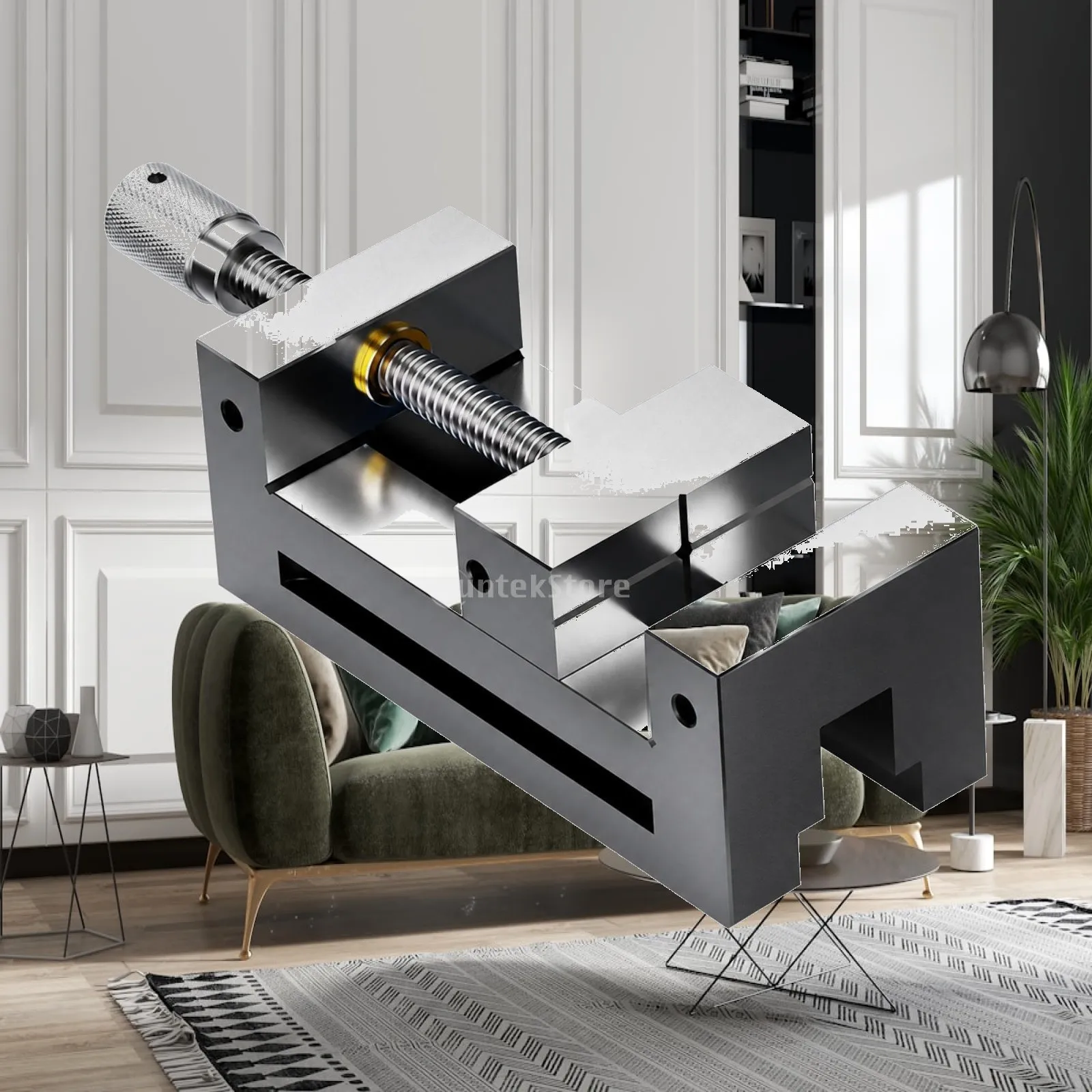Stainless Steel Precision Vise Heavy Duty Workholding Tool for Milling Grinding Machine Bench Clamp