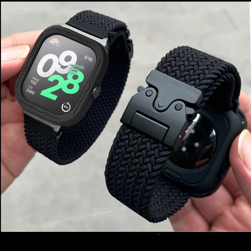20-mm- bzw. 22-mm-Uhrenarmband für die Xiaomi Redmi Watch 5 Active/5 Lite, Zubehör für Smartwatches, Fallschirmarmband für die Xiaomi Watch S5, 4, 3, 2. – Detail 1