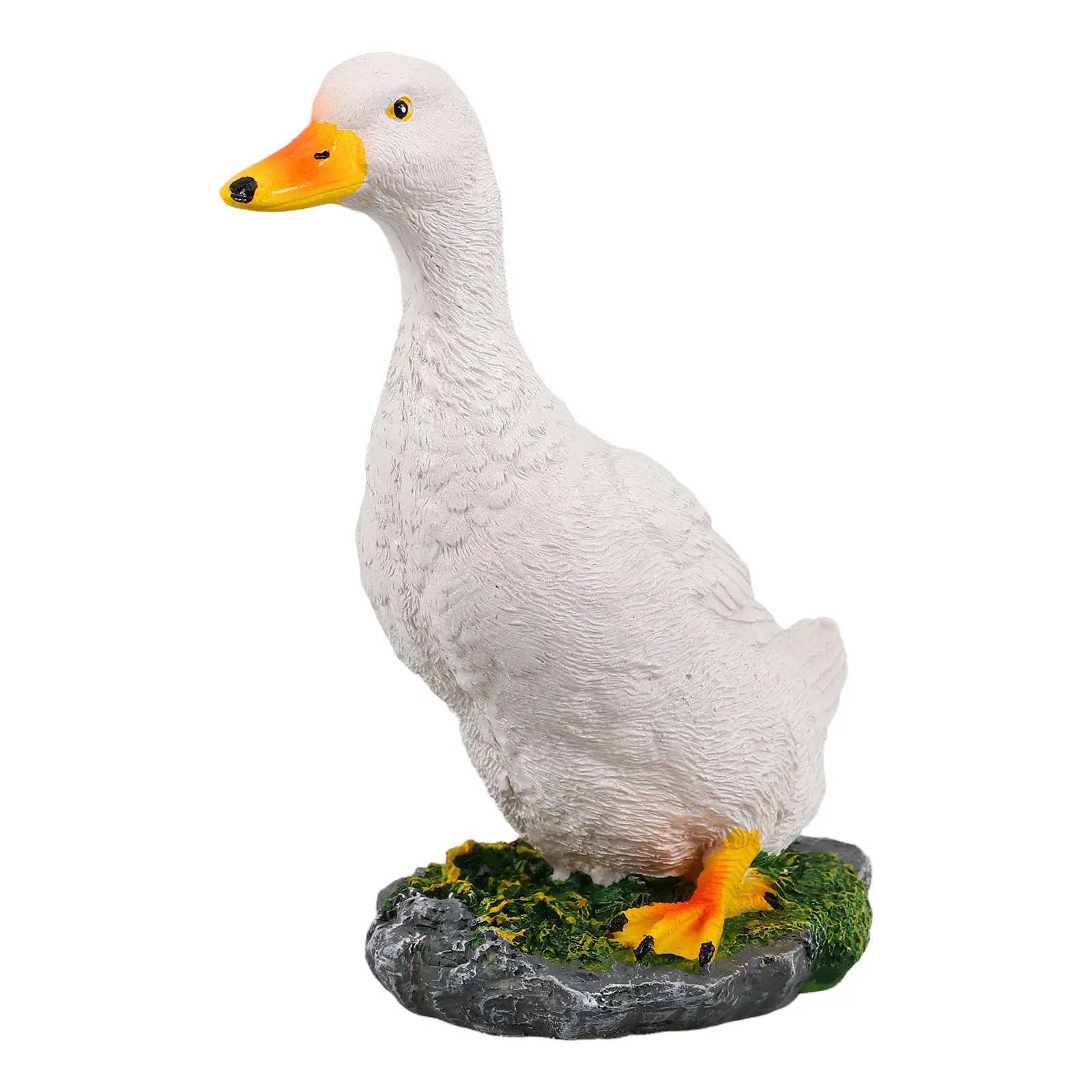 

Realistic Resin Simulated Duck Garden Statue Outdoor Yard Decor Cute Animal Display Piece for Fairy Garden Patio Accessories