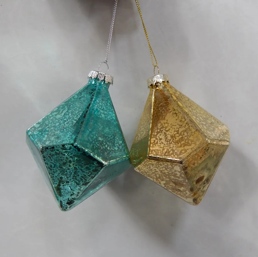 

Christmas Antique Diamond Glass Ball