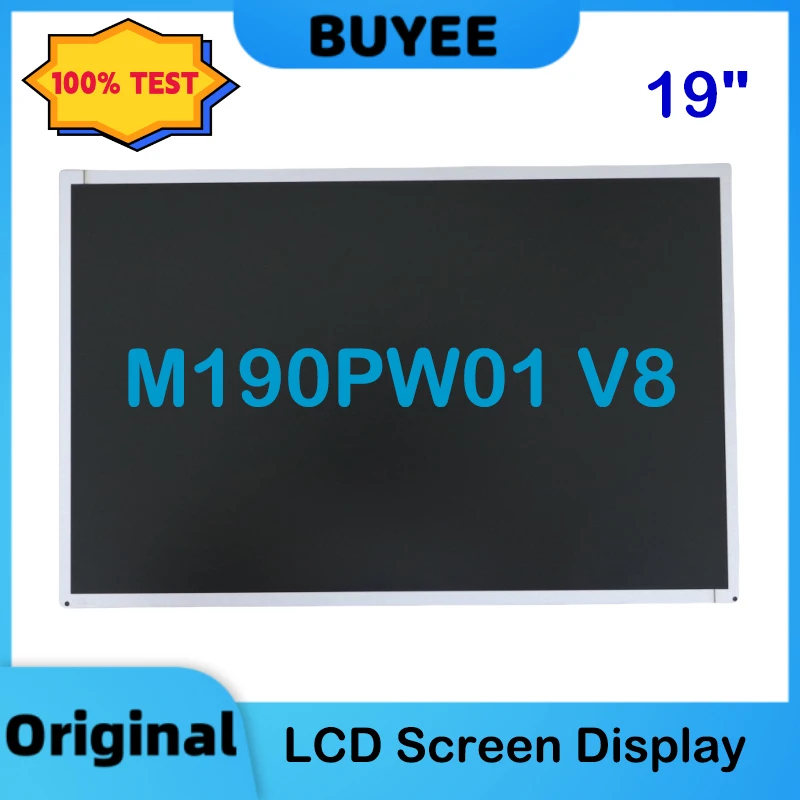 

Original 95NEW 19.0 Inch M190PW01 V8 M190PW01 V.8 LCD Display Screen Plane Replacement 1440x900 30 Pins 100% Testing Works Well