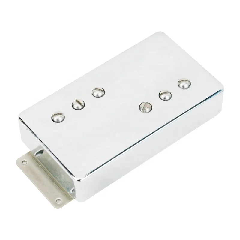 

Wholesale High-end Alnico5 Magnet LP Electric Guitar Pickup Chrome Cupronickel Covered Humbucker Guitar Pickup