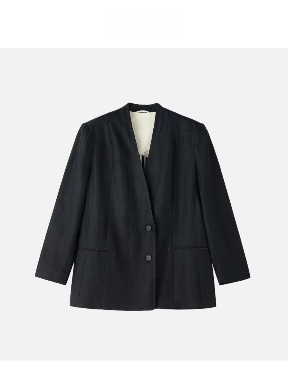 

JINGJING2024 Новинка: Классический костюм из хлопка и льна «Надежда на горизонт», премиум-качество, уникальный западный стиль, для женщин