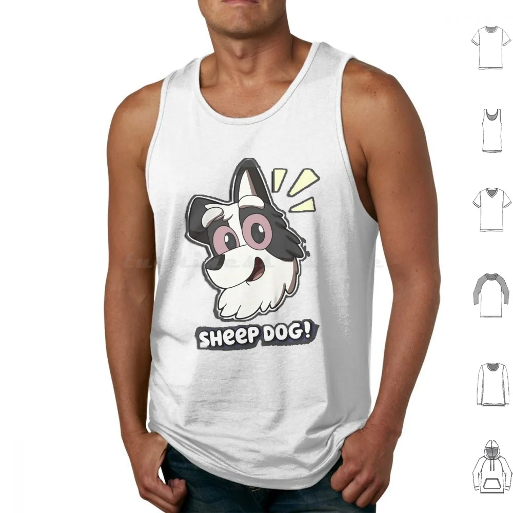 Cheep Do Perfect Gift Tank Tops Print Cotton And Bingo Dad Cartoon Bandit Heeler Kids Australia Dog Chilli Heeler Blue