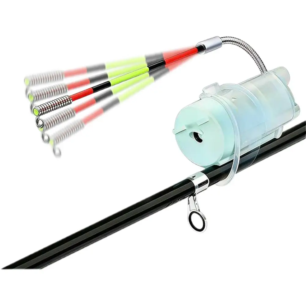 Night Fishing Float Bites Alarm With LED Light & Sound High Sensitivity Rod Tip Detection Bites Alerts Fishing Accessory