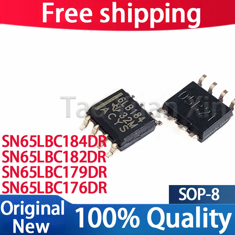 (10 pieces) 100% New SN65LBC184DR 6LB184 SN65LBC182DR 6LB182 SN65LBC179DR 6LB179 SN65LBC176DR 6LB176 SOP-8 Chipset