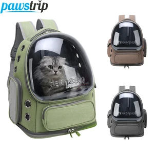 Sac de transport transparent pour chats, sac à dos de voyage extérieur pour chats, petits chiens, sac respirant pour chats, fournitures pour animaux 8 meilleurs sacs de transport pour animaux en vente - No 2