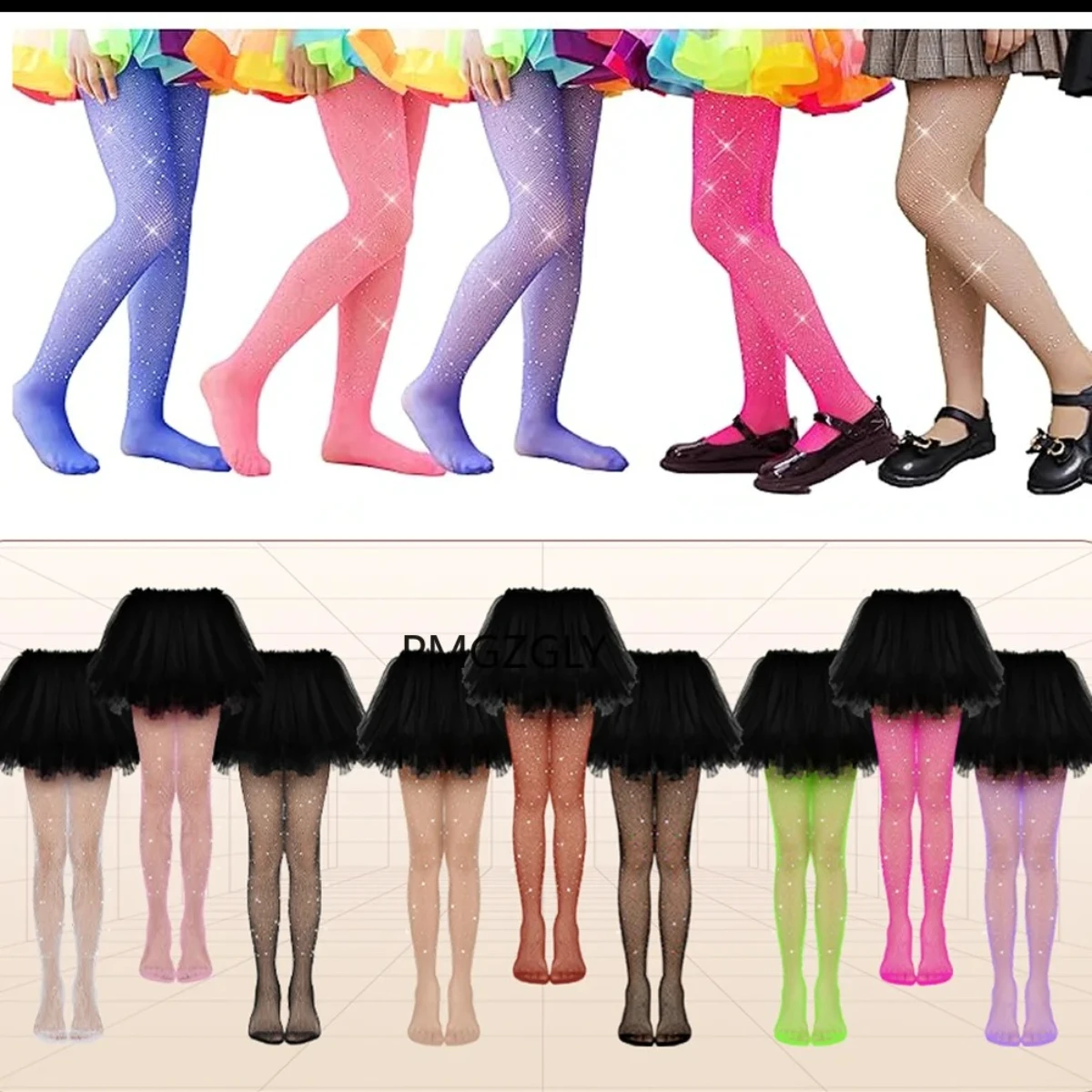 Baby-Strumpfhosen Kinder-Leggings Ballett-Strumpfhosen 5-10 Jahre Kinder Pailletten-Netzstrumpfhose Fischnetz-Strumpfhose für Mädchen Mode