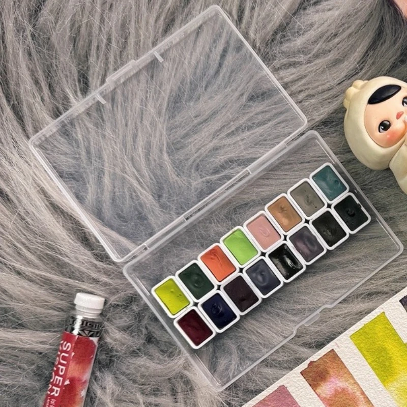 New SuperVision Layered Color Watercolor Pigment 16 Colors 0.5/1/2ML Portable Watercolor Packaging Student Painting Art Supplies