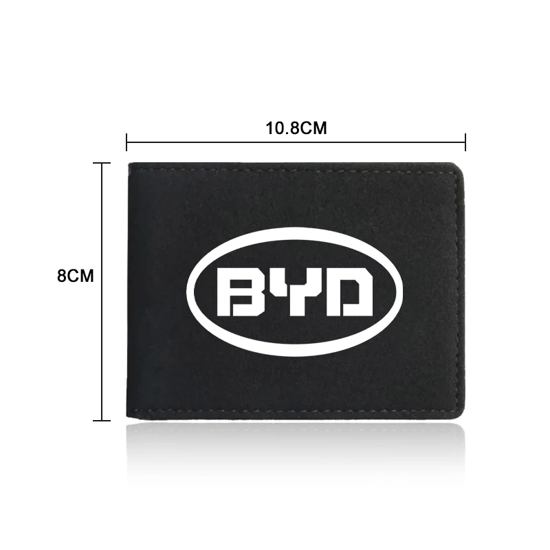 Car LOGO Driver License Cover Identity Card Bag Wallet Accessories For BYD Qing Song Tang Yuan F3 F0 S6 S7 E5 E6 M6 G3 G5