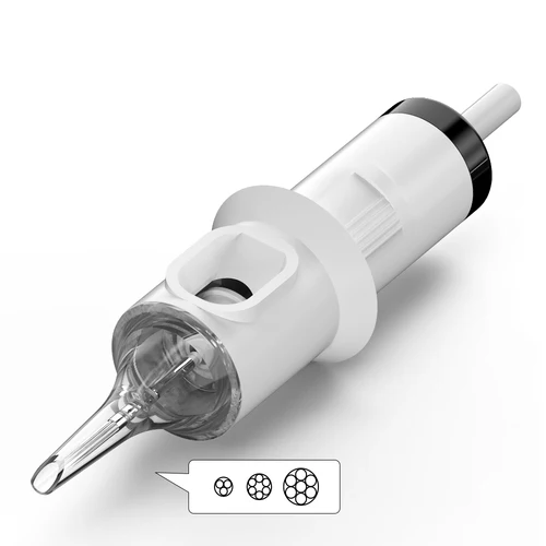 Imagen 2 del producto QUELLE 20 piezas cartuchos de tatuaje aguja RL/RS/RM/M1 (0,30mm/0,35mm) estéril desechable para máquina de tatuaje equipo corporal de maquillaje