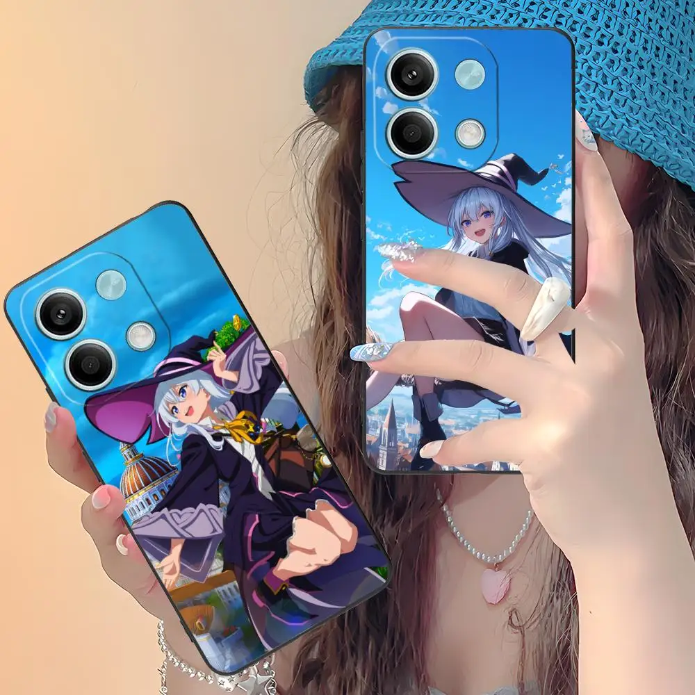 

Чехол для телефона Wandering Witch Elaina для Xiaomi Redmi Note 14 13 12 11 S Pro Plus 4G 5G с цветным принтом, красивый чехол