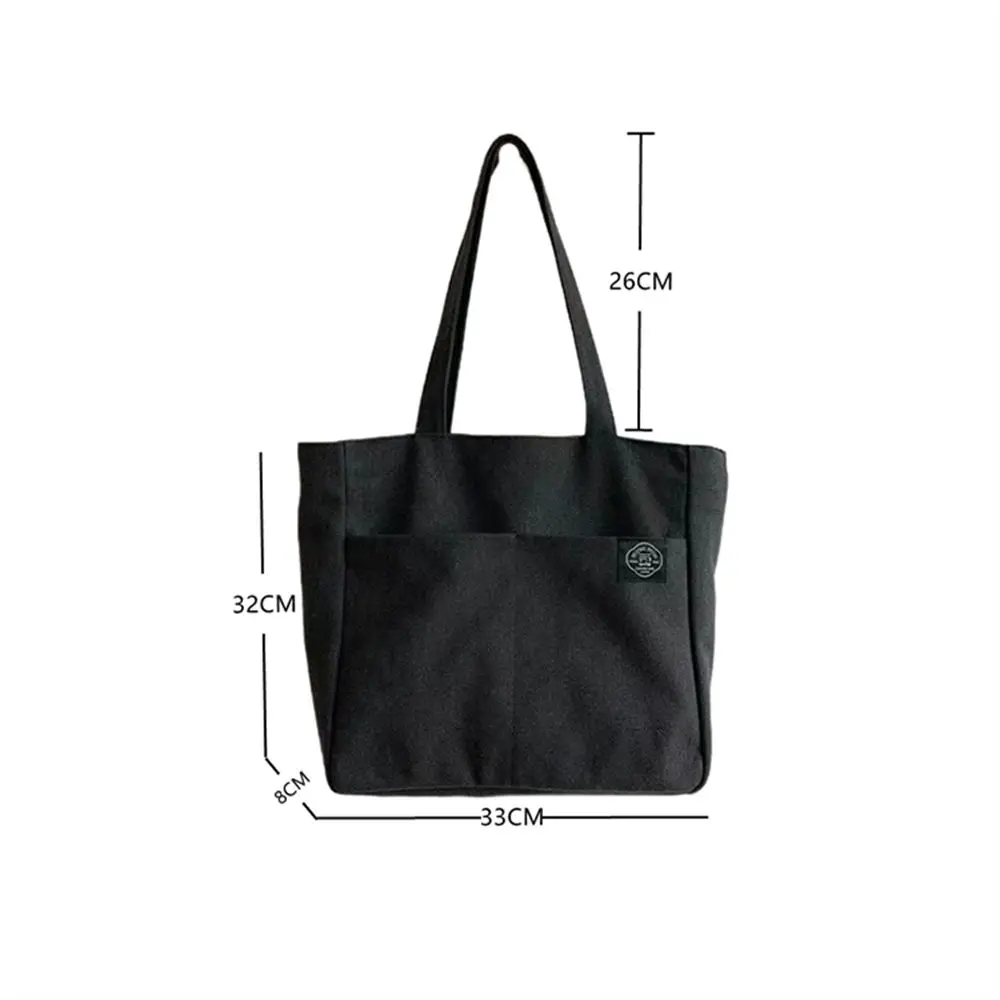 Women Shoulder Bags Large Capacity Shopping Books Bags Lightweight Eco Bag Student Office Worker Tote