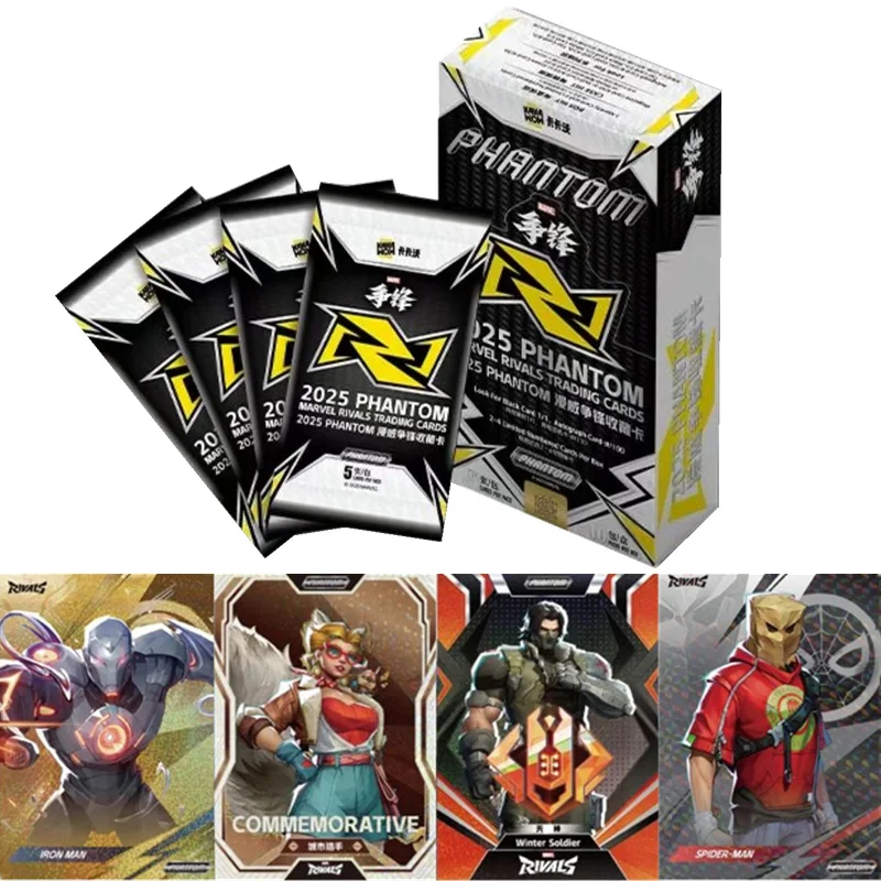 

KAKAWOW PHANTOM Marvel Rivals, коллекционные карты, Мстители, герои, представление аниме, игровая карта, детские игрушки, рождественские подарки