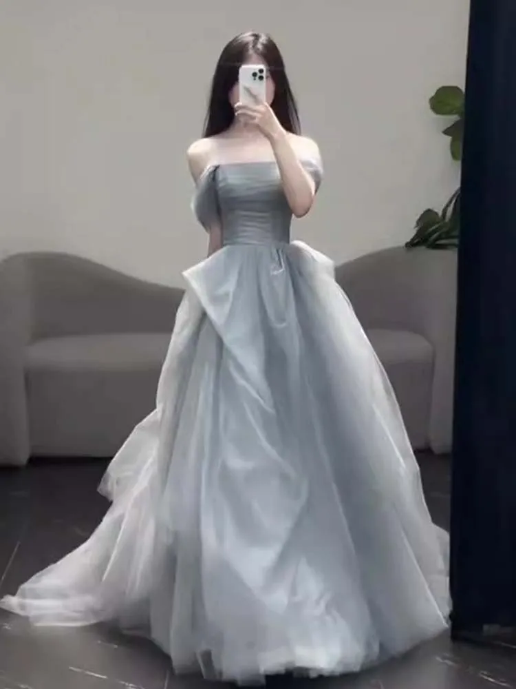 

Потрясающее вечернее платье на одно плечо, пара, студенческая церемония для взрослых, Ele Long Dr Fem, модель фотосессии