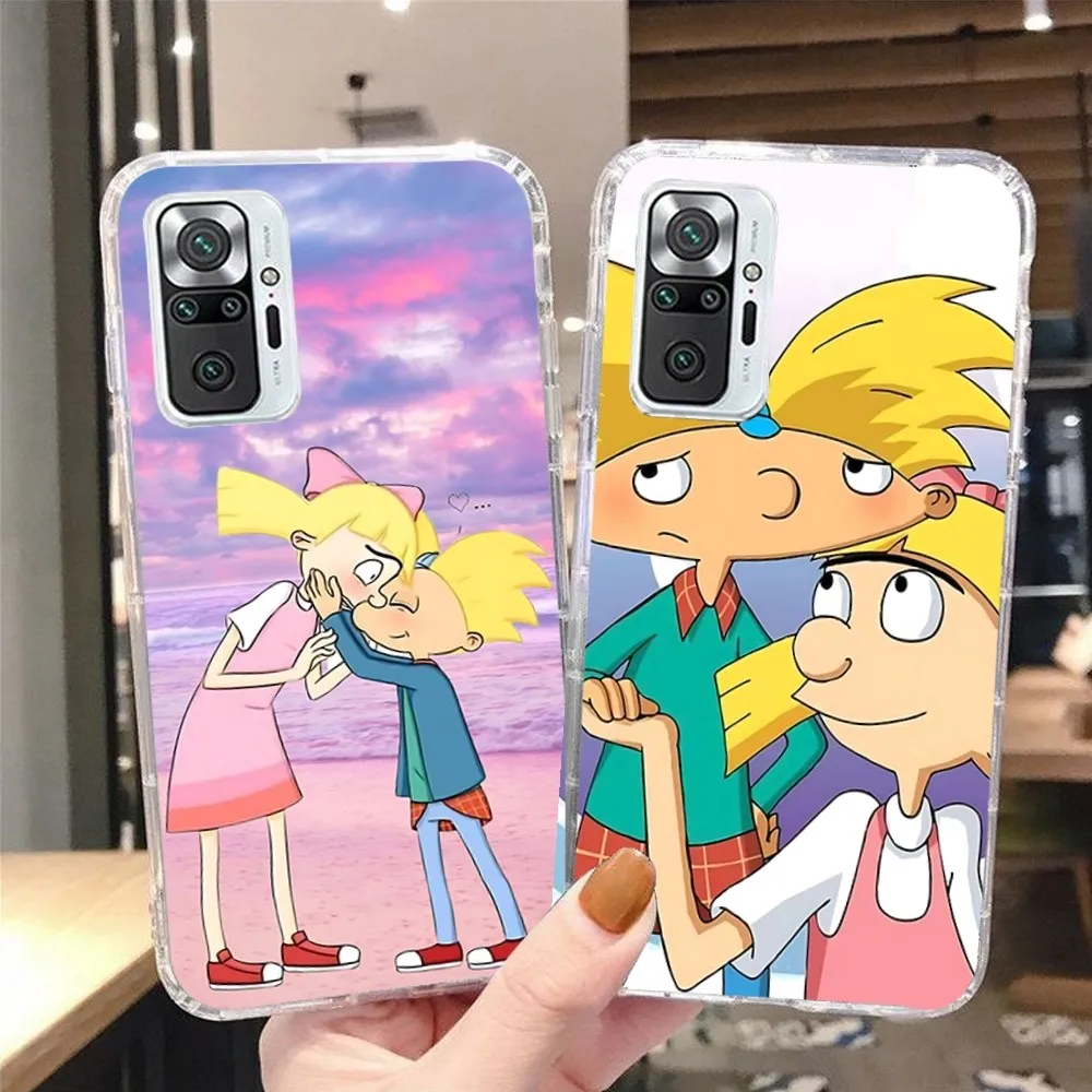 

Cartoon Hey A-Arnold Phone Case For Xiaomi 11 Redmi Note 11 5G 8T 9A 9 10T Note8Pro Note9 12SUltra Black Case