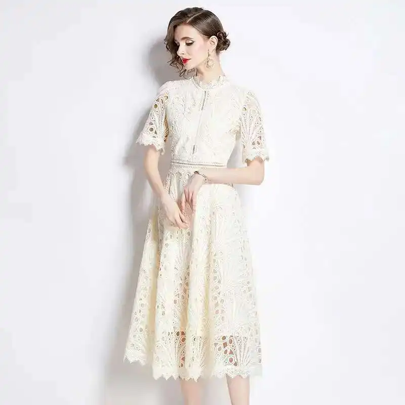 chinese dress ladies Designer Long Dark Green One Shoulder Long Sleeve Split Evening Dresses  With Lace  Newinlook