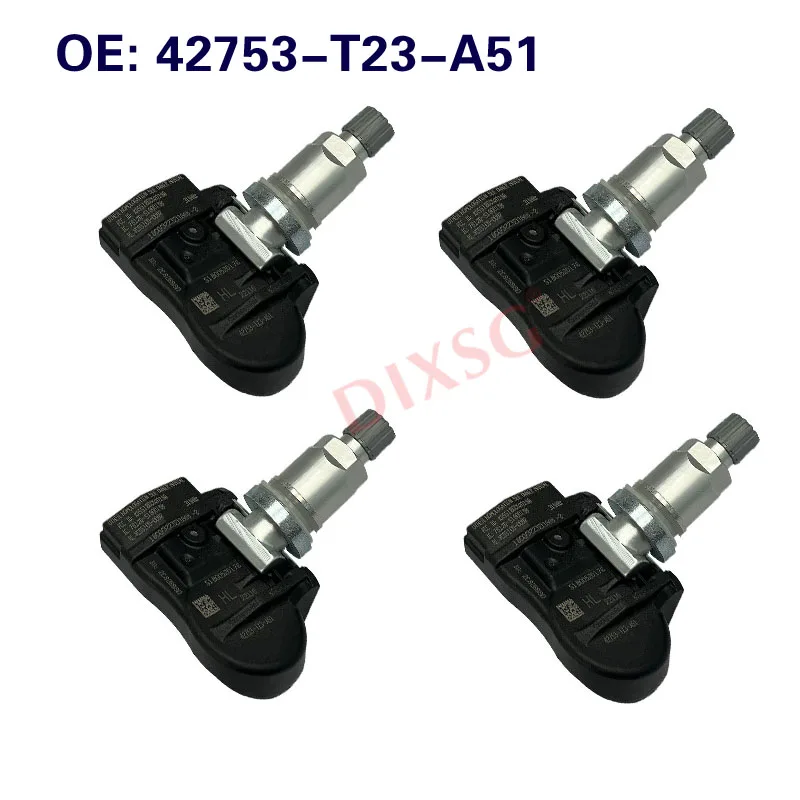 4Pcs TPMS Sensor 42753T23A51 tire pressure sensor For Honda Acura 42753-T23-A51 TPMS accessories