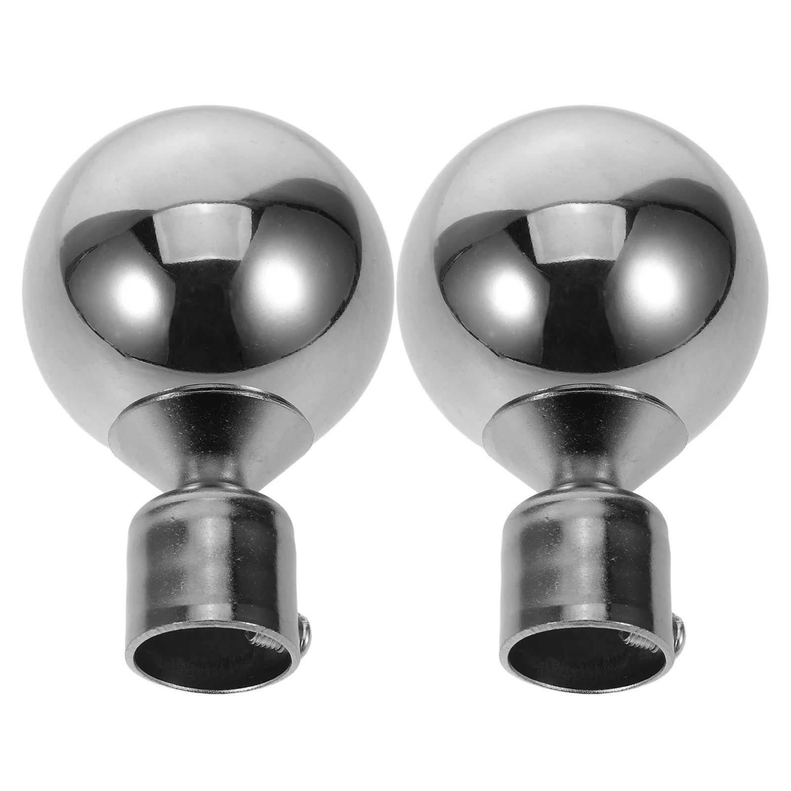 

2pcs Flagpole Ball Topper Stainless Steel 19Mm Outdoor Flag Pole Finial Replacement Decorative Top Ball For Flagpole