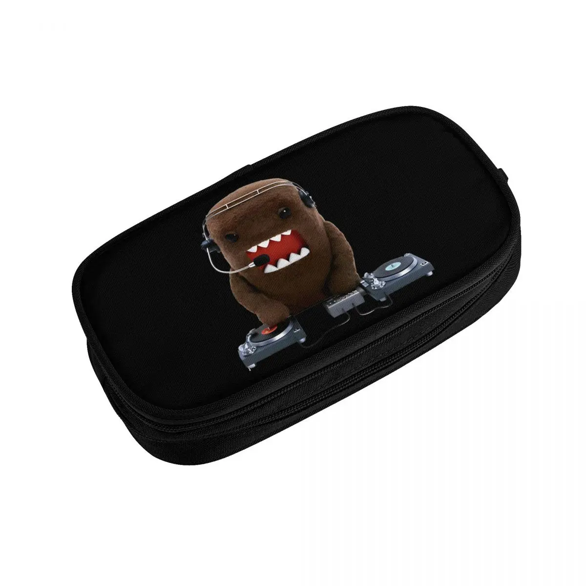 DJ Domo Kun Doll Pencil Case Classic Pen Bag Kids Large Storage Students School Gift Pencilcases