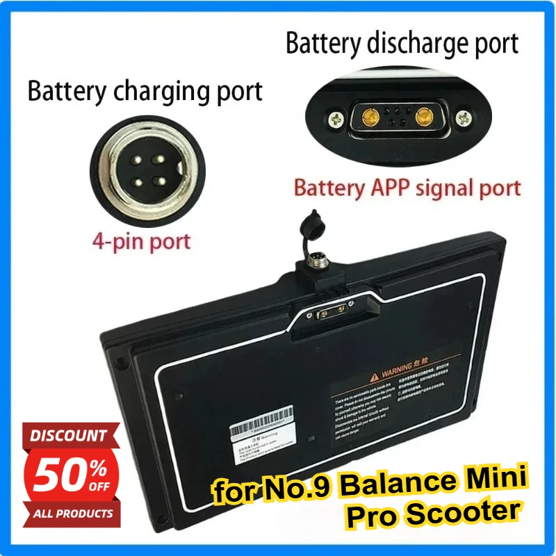 

54V 4.4Ah Battery Ninebot Balance Scooter for No.9 Balance Mini Pro Scooter 4Pin Lithium Battery