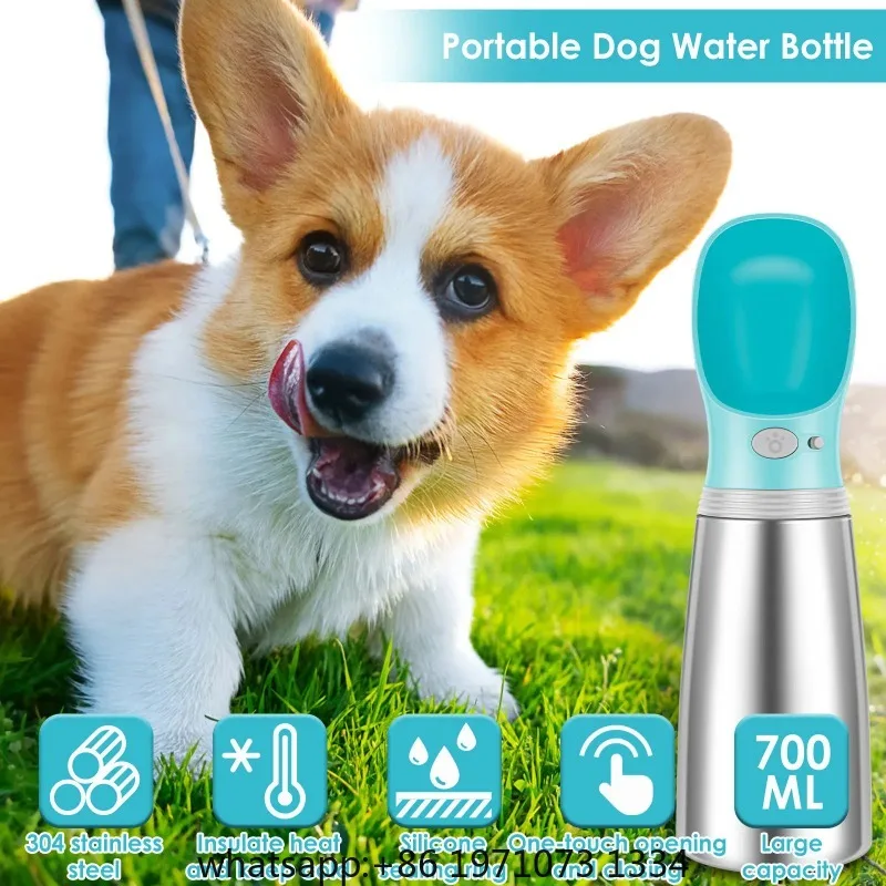 Dog Water Bottles Portable Pet Dogs Cats Water Dispenser Leak Proof Drinking Container Large Capacity Pet Water Supplies