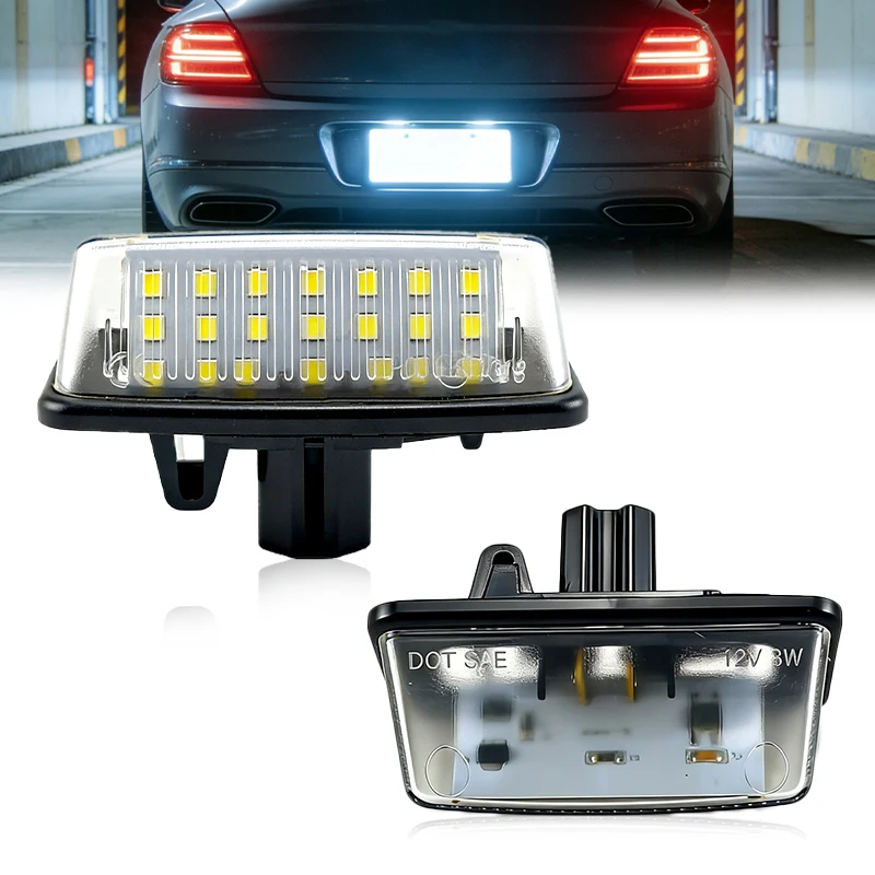 Luces LED CanBus para matrícula de Toyota Corolla E11 Crown S180 Starlet EP91 Vios Previa ACR50 GSR50