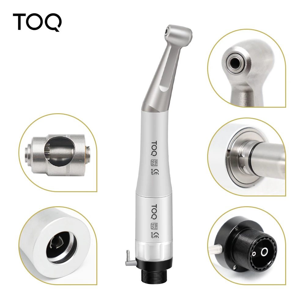 TOQ Dental External Low Speed Handpiece Set With Light Three-way Water Spray Whole Type Dental Tools Kit Dental Equipment