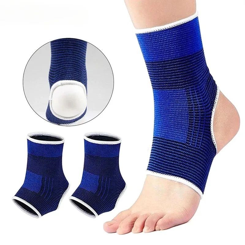 1 Pair Knitted Ankle Support For Sprains Arthritis Tendonitis Running Football Foot Protection Ankle Sleeve Sock Sports Anklet