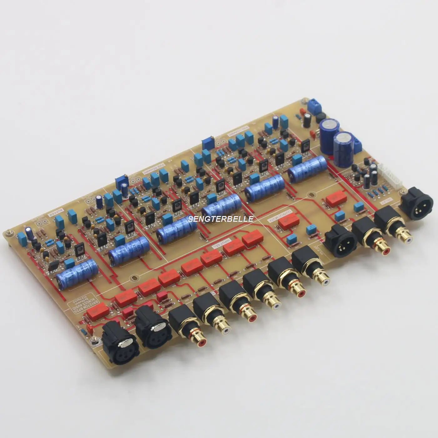 HiFi Fully Balanced Preamplifier Board Base On BRYSTON BP26 Circuit Audio Preamp With 4 Ways Input