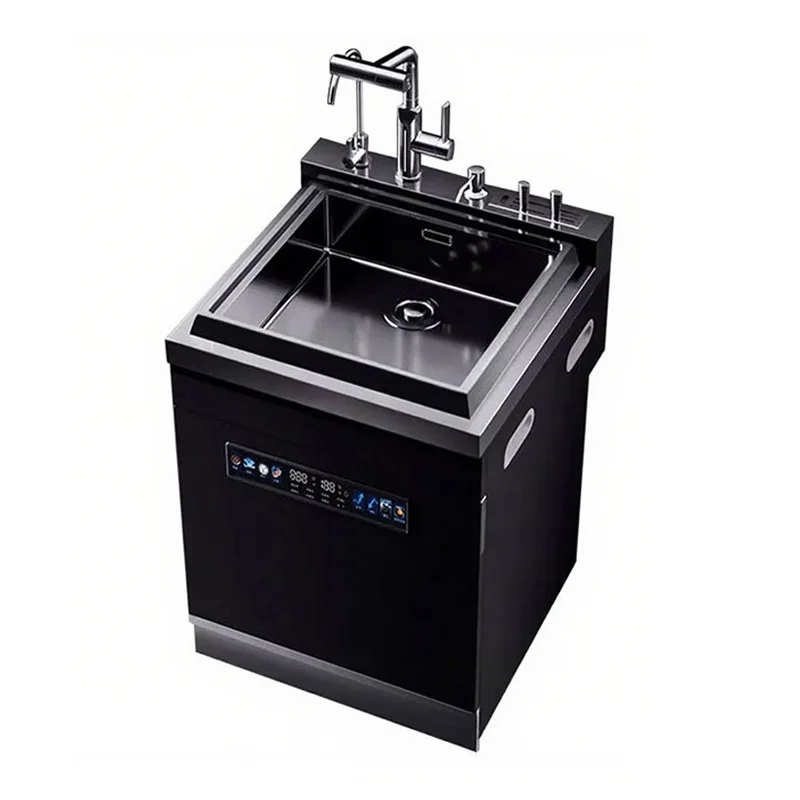 600mm Integrated Sink Dishwasher, Built-in Kitchen Appliance, Compact Design, Efficient Cleaning, Home Use