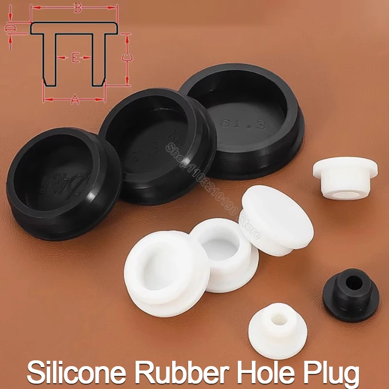 

Silicone Rubber Hole Plugs Blanking End Caps Pipe Tube Inserts Stoppers Dustproof Seal Bungs White Black 15 15.5 16 16.5-39.3mm