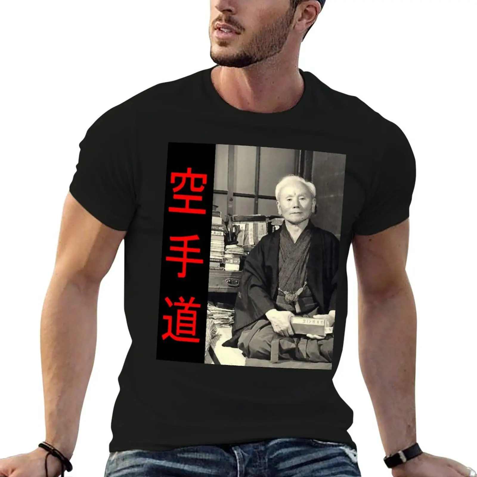 

Ginshi Funakoshi - The Karate Founder T-Shirt t shirts for man pack white cotton tshirt 100% anime tshirt T-Shirt