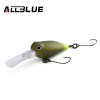 ALLBLUE Dive Deep Crankbait 3.6g 35mm Trout Bass Floating Wobbler Fishing Lure Freshwater Stream Artificial Hard Bait Tackle