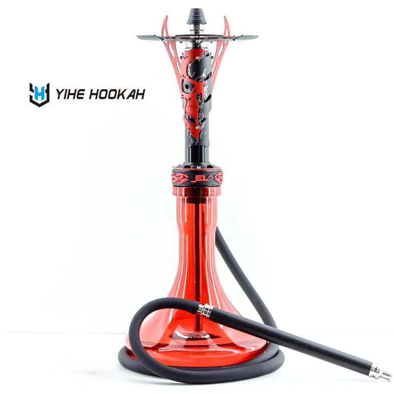 Moderno grande narguilé de aço inoxidável shisha narguilé conjunto fábrica atacado venda árabe russo chicha estilo