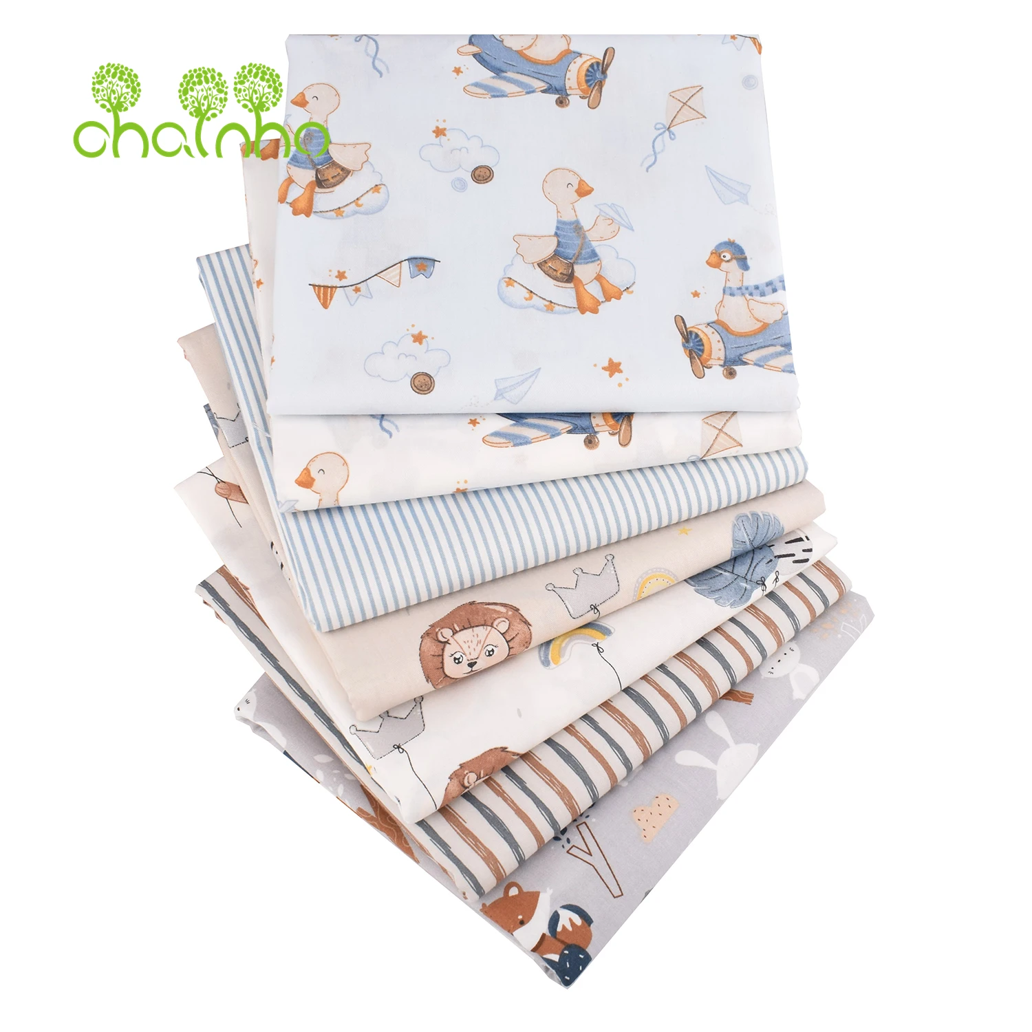 Chainho,sarjaimpressatecertecidodealgodão,materialdecosturaacolchoadodiy,tecidoartesanal,panoderetalhos,sériededesenhosanimados,25c19-AliExpress15
