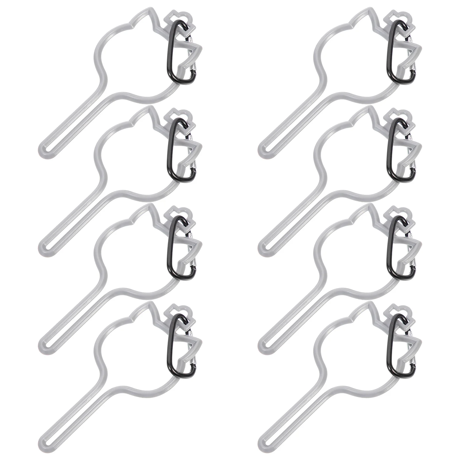 

8pcs Pet Poop Holder Durable Plastic Dog Waste Bag Clamps Portable Leash Mount For Dog Walking Supplies Garbage Bag Dispenser