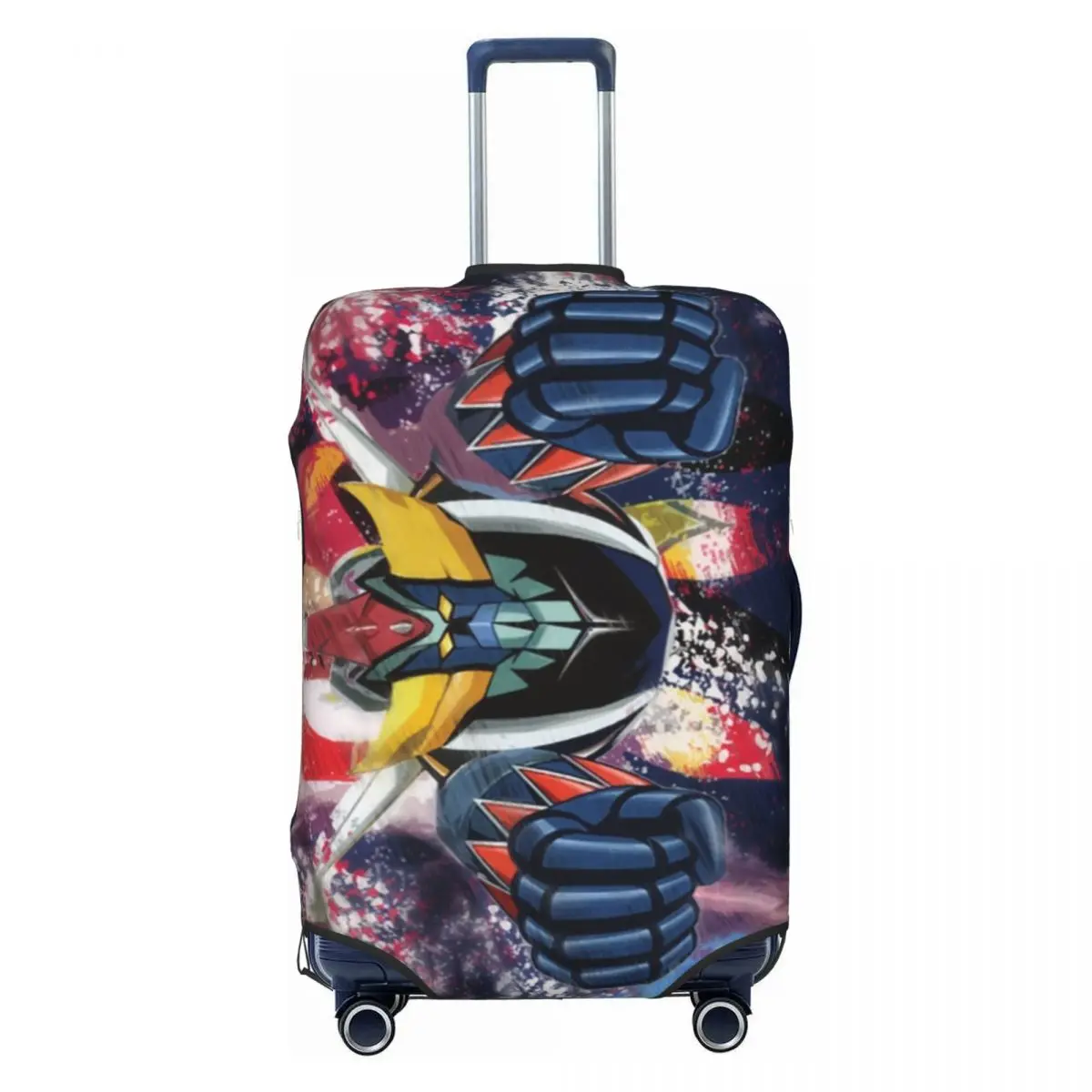 

Пользовательский крутой Goldorak Grendizer дорожный чехол для багажа эластичный НЛО робот аниме чехол для чемодана протектор подходит 18-32 дюймов