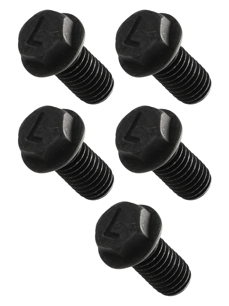 

5pcs For Cutting Machine Precise 5pcs M8 X 18mm Left Hand Thread Hex Flange Saw Blade Screws For Cutting Machine