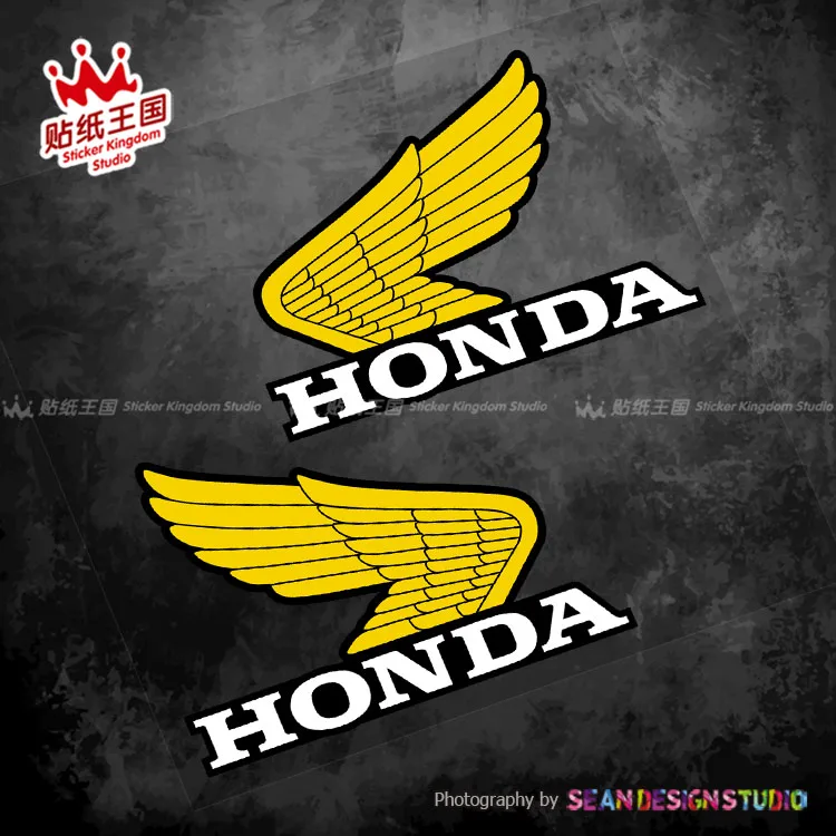 1 pair For Honda CB1300 CB1100 CB1000R CB650R CB400SS CB300R CB250R CL300 CL500 CL1100 motorcycle Waterproof Stickers 05